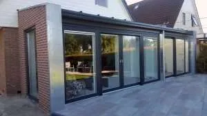 Serre met kunststof kozijnen in Terherne (2)